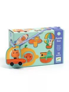 Djeco Párosító puzzle Járművek 20 db-os - Duo Vehicles