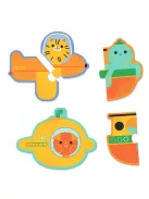 Djeco Párosító puzzle Járművek 20 db-os - Duo Vehicles