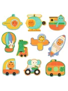 Djeco Párosító puzzle Járművek 20 db-os - Duo Vehicles