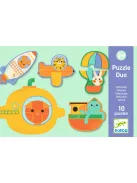 Djeco Párosító puzzle Járművek 20 db-os - Duo Vehicles