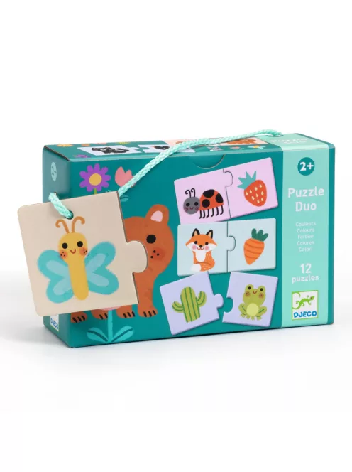 Djeco Párosító puzzle Színpárosító 24 db-os - Colours