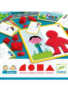 Djeco Fejlesztő játék - Alakzatok és formák