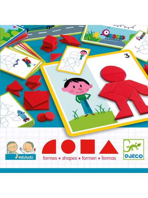 Djeco Fejlesztő játék - Alakzatok és formák