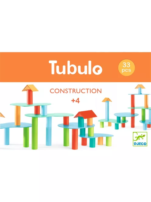 Djeco Építőjáték Csőváz-ház - Tubulo