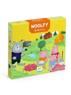 Djeco Társasjáték A három kismalac - Woolfy