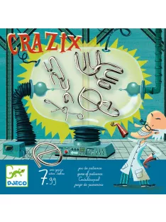 Djeco Logikai játék Fém ördöglakatok - Crazix