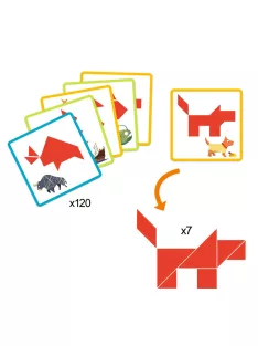 Djeco Logikai játék - Tangram