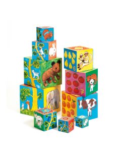 Djeco Toronyépítő kocka Barátok - 10 my friends blocks