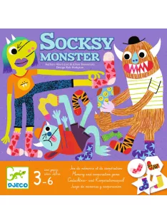 Djeco Társasjáték Szörnyű zokni! - Socks y Monster
