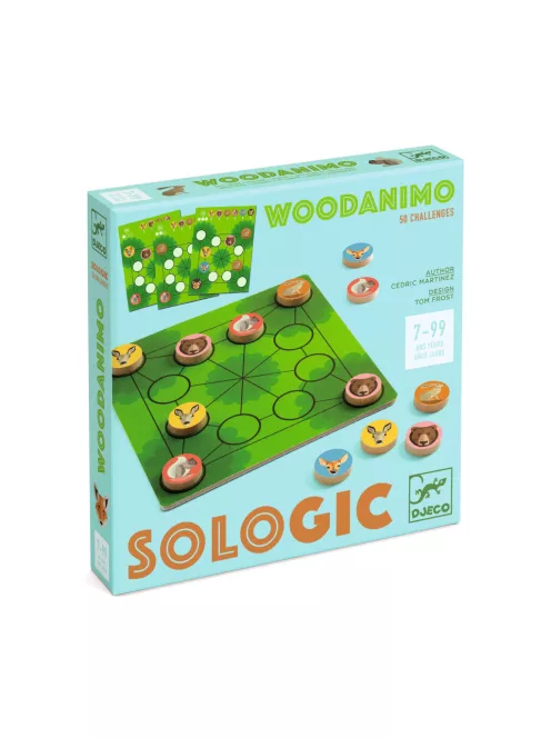 Djeco Logikai játék Szétültetés - Woodanimo