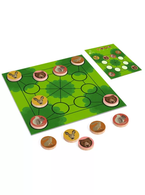 Djeco Logikai játék Szétültetés - Woodanimo