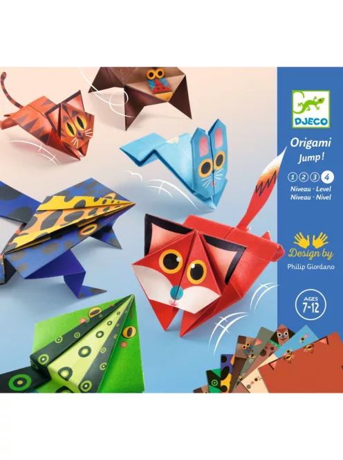 Djeco Origami Ugró állatok - Jumping animals