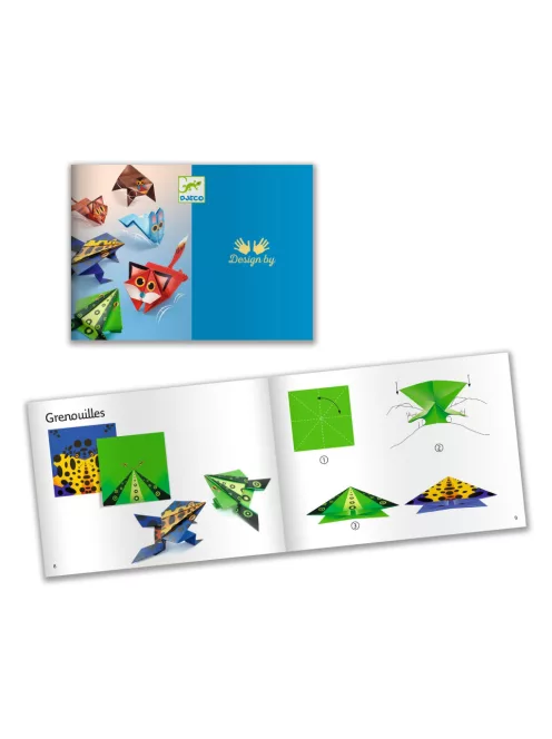 Djeco Origami Ugró állatok - Jumping animals