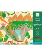 Djeco Design by Művészeti műhely Színező Dinóvilág - Dino world