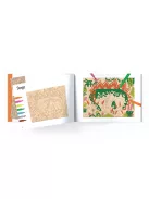 Djeco Design by Művészeti műhely Színező Dinóvilág - Dino world