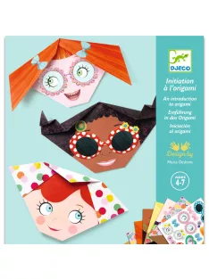 Djeco Origami Kedves arcok - Pretty faces