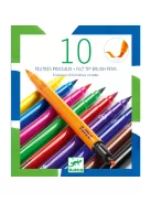 Djeco Ecsetfilc készlet - 10 klasszikus szín