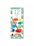 Djeco Gouache festék - 12 klasszikus szín