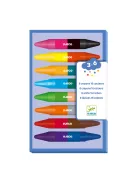 Djeco 8 duplavégű zsírkréta - 8 twins crayons