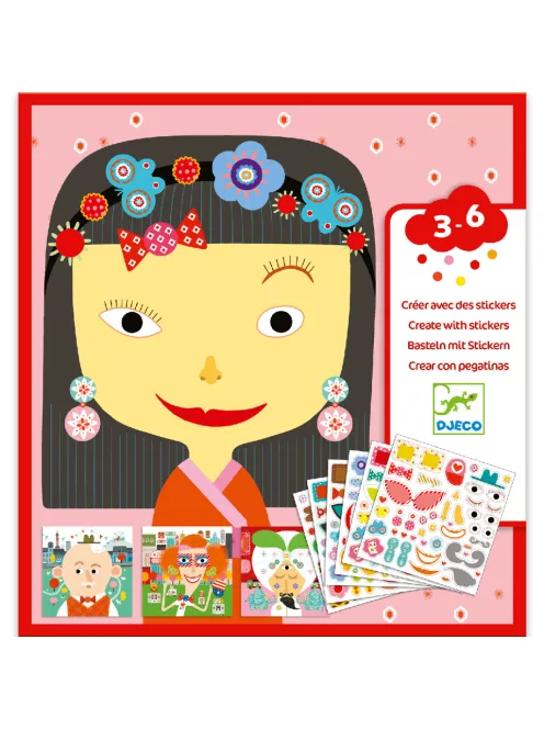 Djeco Matricázó képkészítés Mindegyik más - All different