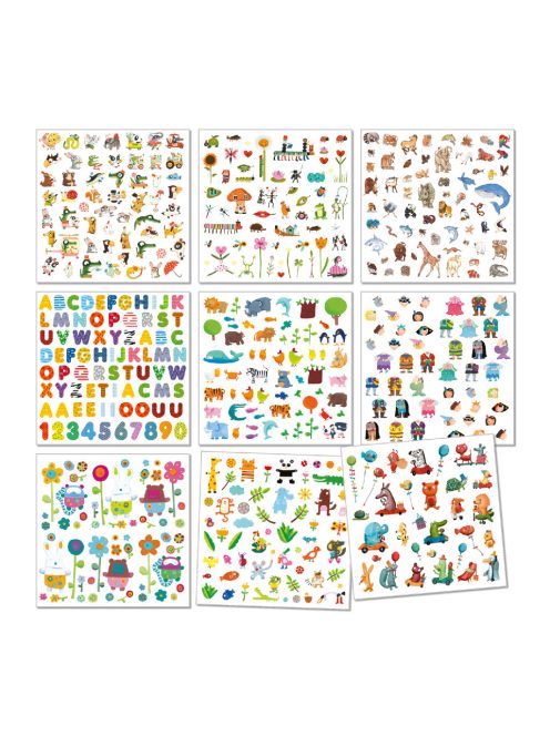 Djeco Matricák, 1000 matrica - 1000 stickers for little ones