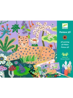   Djeco Design by Művészeti műhely Festés kiemelkedően Trópusi erdő - Tropical forest