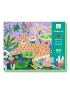 Djeco Design by Művészeti műhely Festés kiemelkedően Trópusi erdő - Tropical forest