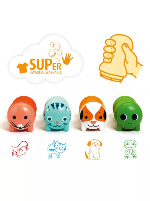 Djeco Design by Stamps fort littles ones - Garden animals
