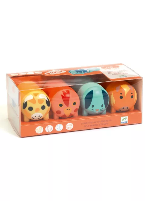 Djeco Design by Stamps for little ones - Farm animals