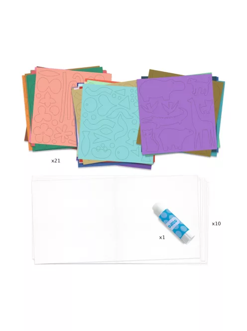 Djeco Design by Kollázs műhely Kis papírformák - Little papers
