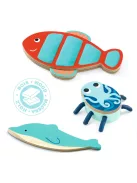 Djeco Design by Gyurmaformázó készlet Tengeri teremtményeim - Myseacreatures