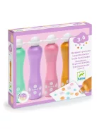 Djeco Marok filc készlet 4 gyöngyház színben Pontozó színezés - Large dot markers