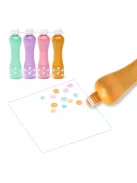 Djeco Marok filc készlet 4 gyöngyház színben Pontozó színezés - Large dot markers