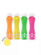 Djeco Marok filc készlet 4 fluoreszkáló színben Pontozó színezés - Large dot markers