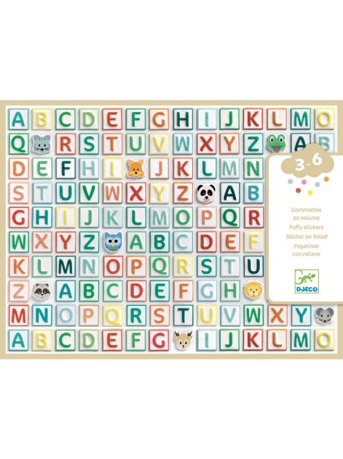 Djeco Matricák - Betűk 