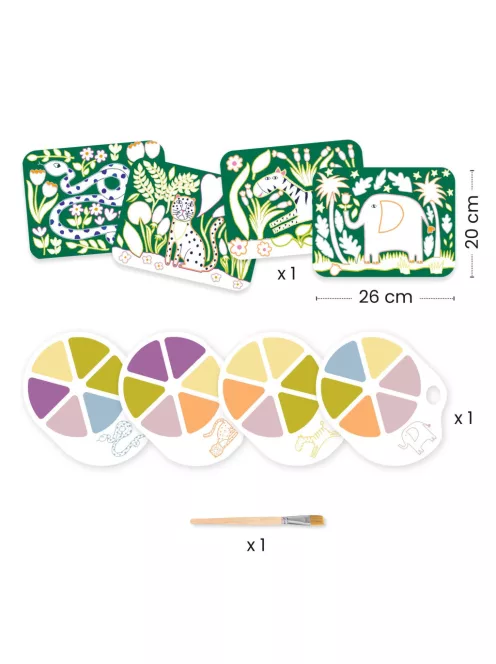 Djeco Palettafestés Vadon - Palette painting Wild one