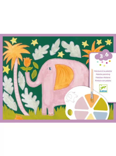 Djeco Palettafestés Vadon - Palette painting Wild one
