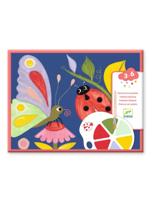 Djeco Palettafestés Röpködők - Palette painting Creepy crawlies
