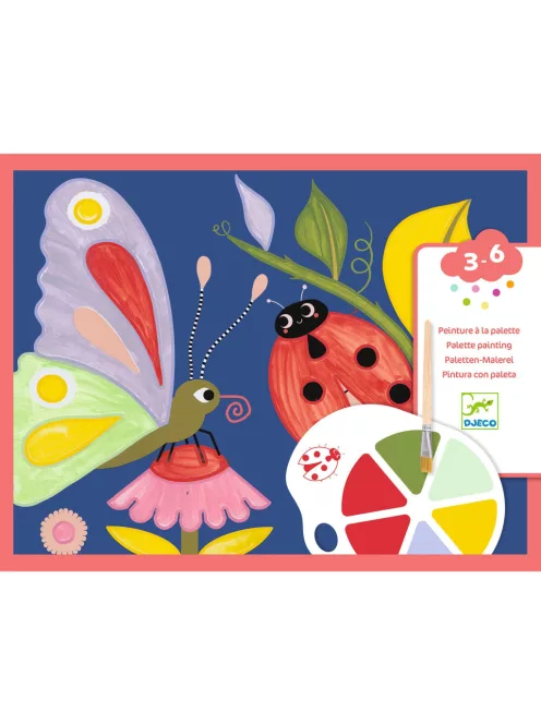 Djeco Palettafestés Röpködők - Palette painting Creepy crawlies