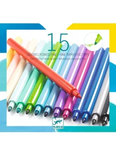 Djeco Filctoll készlet Harmónia 15 színű - Pacific