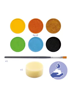   Djeco Design by Arcfesték Természet - Palette 6 colours Nature