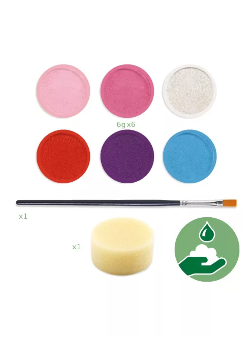Djeco Design by Arcfesték Édes - Palette 6 colours Sweet