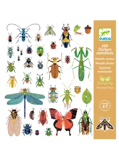 Djeco Design by Matricák Rovarok és bogarak - Microcosmos