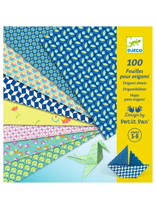 Djeco Design by Origami 100 lapos készlet Nyár 10 x10 grafikával - Natsu