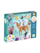 Djeco Kreatív műhely 6 technika 1 dobozban Bájos bolyhos - Fluffy box