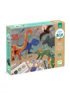 Djeco Kreatív műhely, 6 technika 1 dobozban - Dinoszauruszok világa 