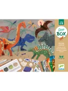 Djeco Kreatív műhely, 6 technika 1 dobozban - Dinoszauruszok világa 