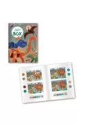 Djeco Kreatív műhely, 6 technika 1 dobozban - Dinoszauruszok világa 