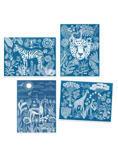   Djeco Design by Művészeti műhely Éjjel a szavannán - Night-time in the Savannah