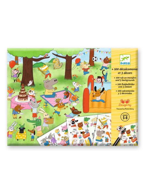 Djeco Satírozó képkészítés Kerti parti - Party time!